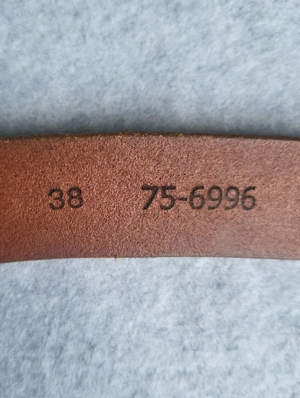 Johnston & Murphy Belt Mens 38 Black Brown Stainless Steel Buckle 75-6996 USA